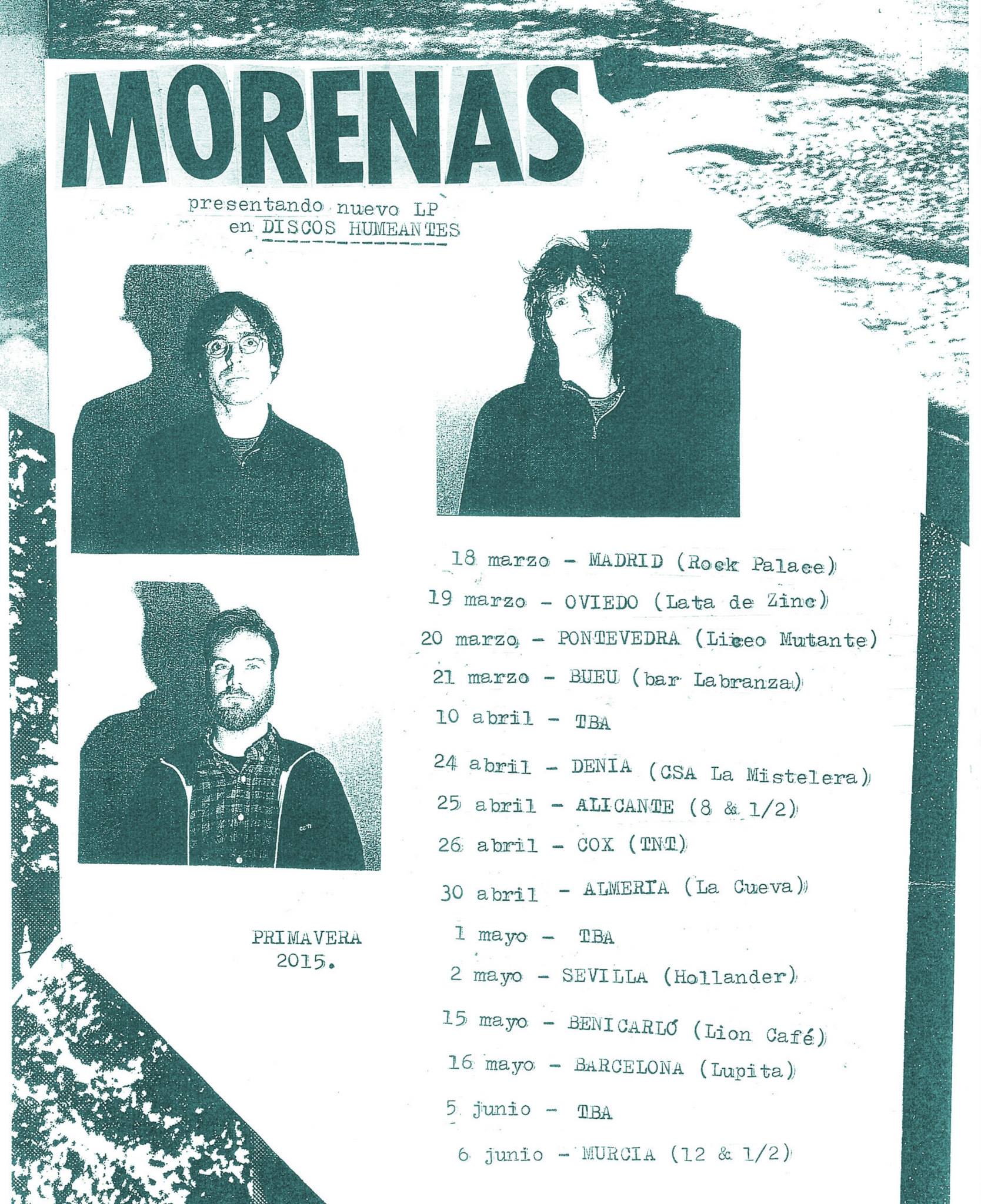 Gira promocional de Morenas