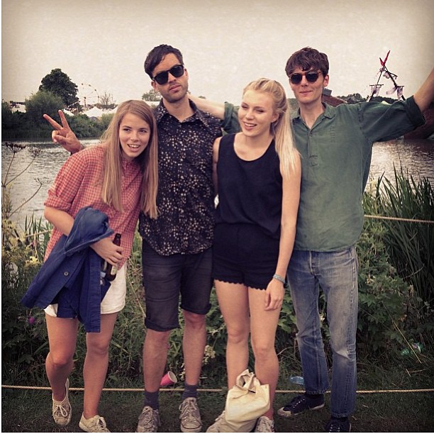 Los cuatro componentes de la banda, en sus redes sociales // Big Deal